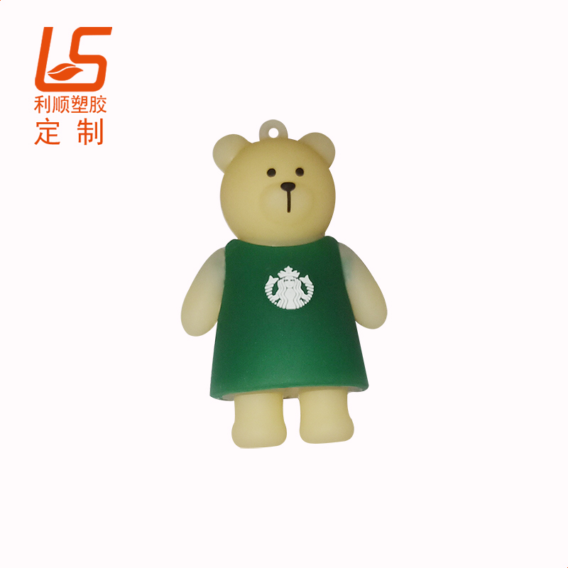 定制立體公仔LED發(fā)光背包警示燈星巴克立體公仔發(fā)光燈 (1)