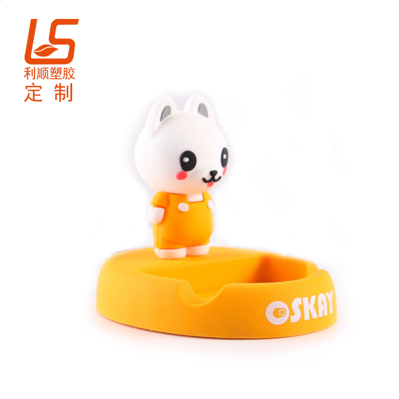 定制PVC立體公仔煙灰缸 硅膠公仔煙灰缸