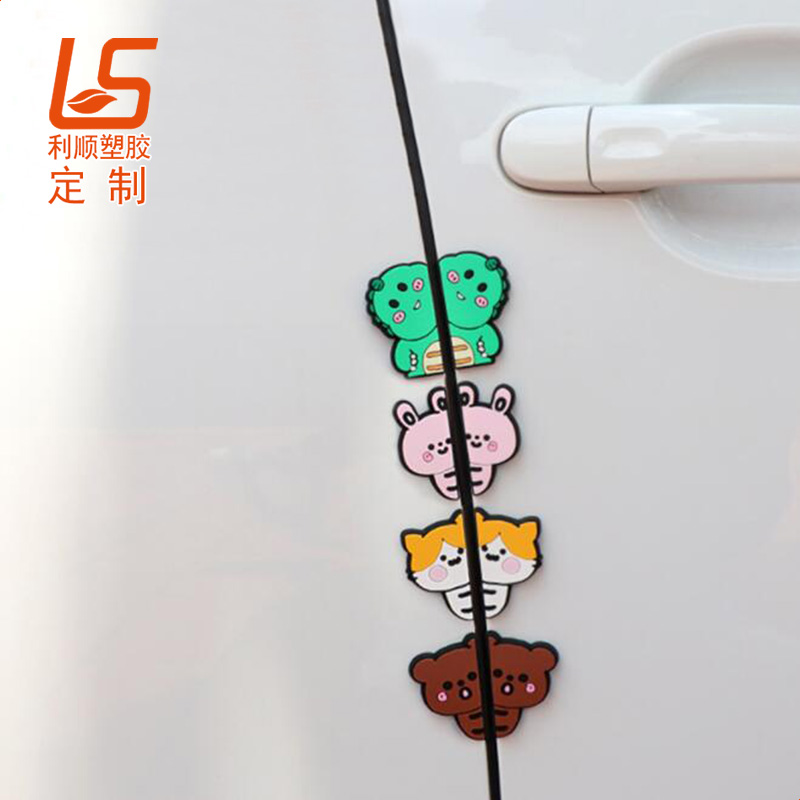 卡通公仔車門防擦貼定制